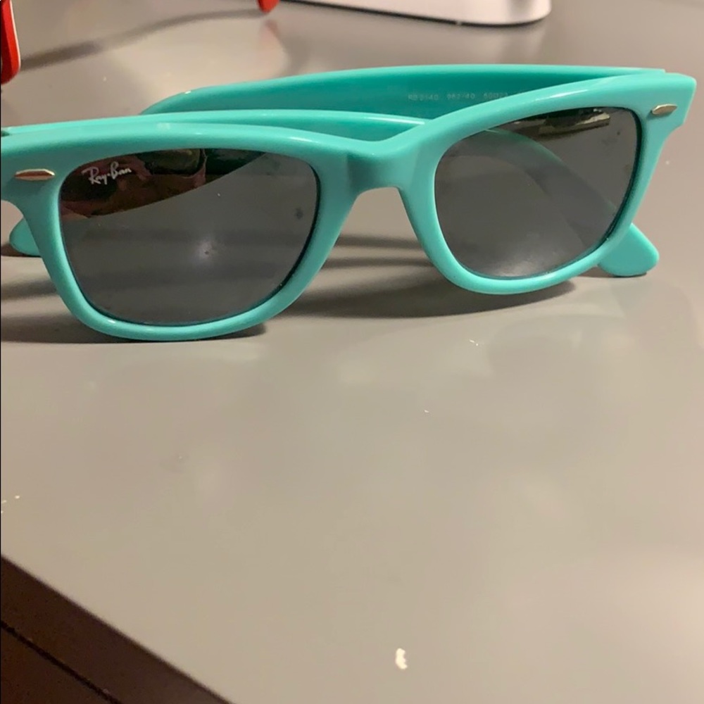 Unique turquoise Ray-Ban Wayfarer